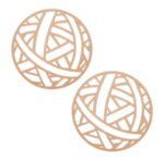 Round earrings design 10