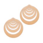 Round earrings design 12