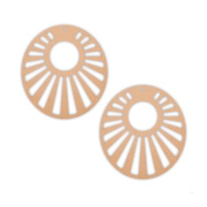 Round earrings design 13
