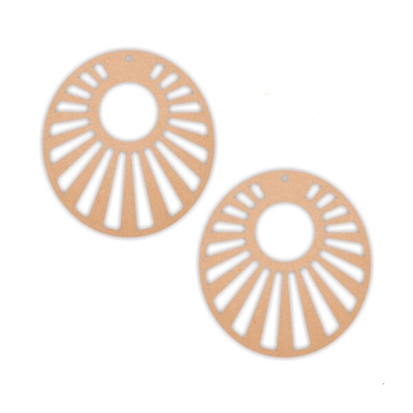 Round earrings design 13