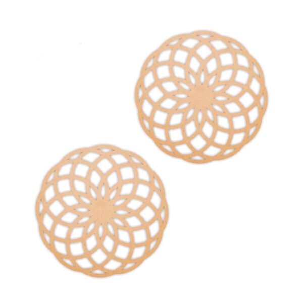 Round earrings design 14