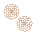 Round earrings design 16