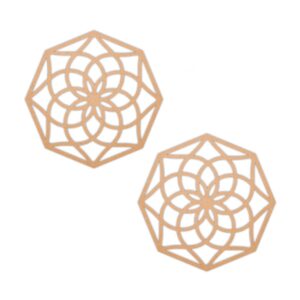 Round earrings design 16