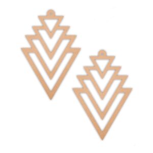 Geometric earrings design 18