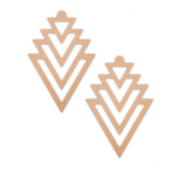 Geometric earrings design 18