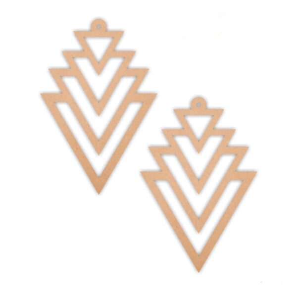 Geometric earrings design 18