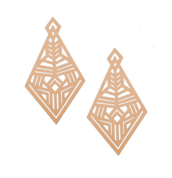 Geometric earrings design 16