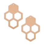 Geometric earrings design 12
