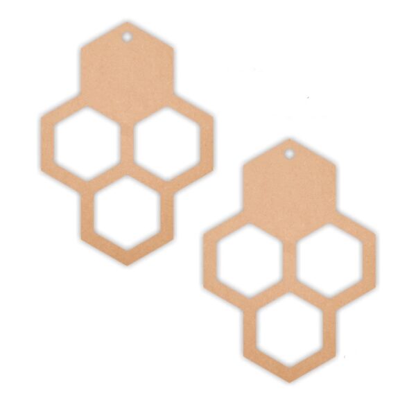 Geometric earrings design 12