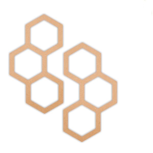 Geometric earrings design 9