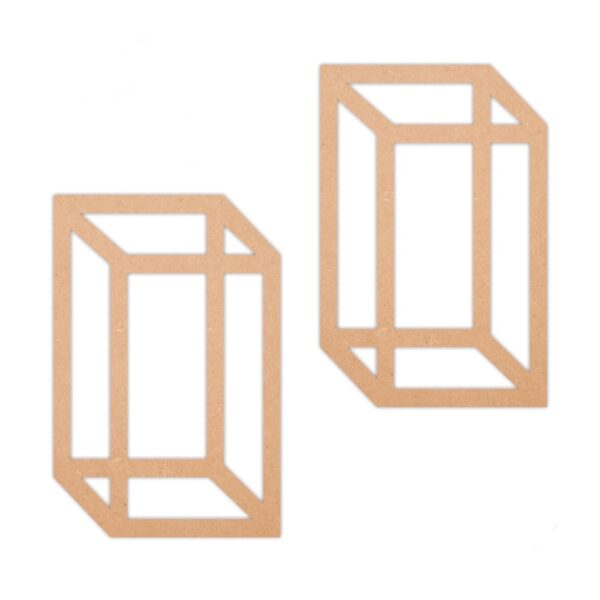 Geometric earrings design 6