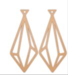 Geometric earrings design 2