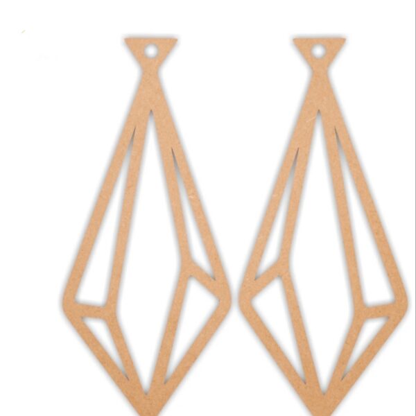 Geometric earrings design 2