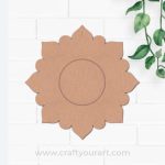 Diya tealight holder Design 9