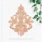 Flower Motif Pre Marked MDF Design 6