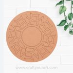 Diya Tealight Holder Pre Marked MDF Design 29