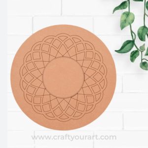Diya Tealight Holder Pre Marked MDF Design 25