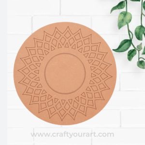 Diya Tealight Holder Pre Marked MDF Design 22