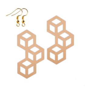 Geometric earrings design 22