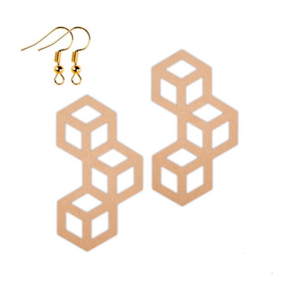 Geometric earrings design 22