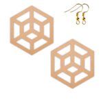 Geometric earrings design 24