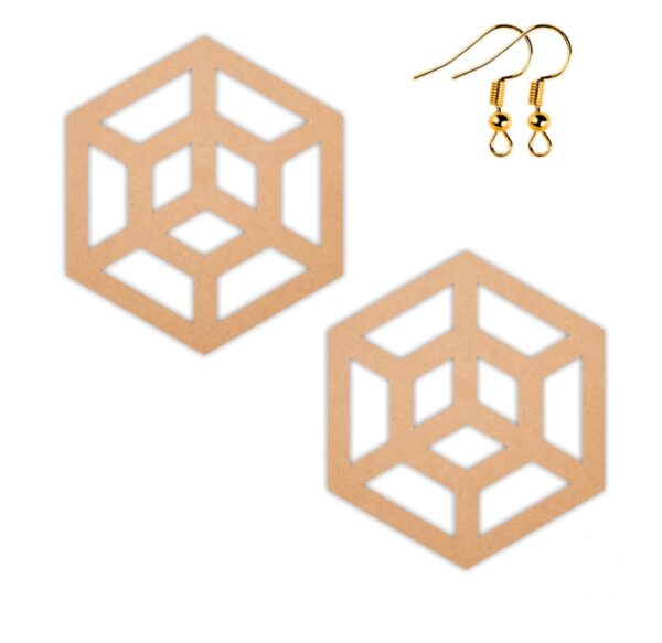 Geometric earrings design 24