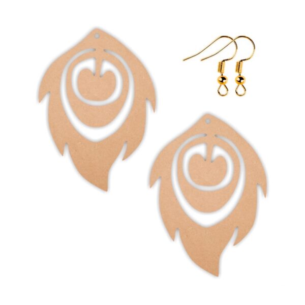 Fether earrings design 10