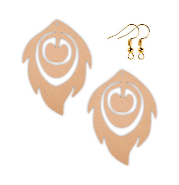 Fether earrings design 10