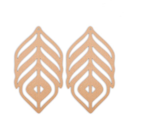 Fether earrings design 9