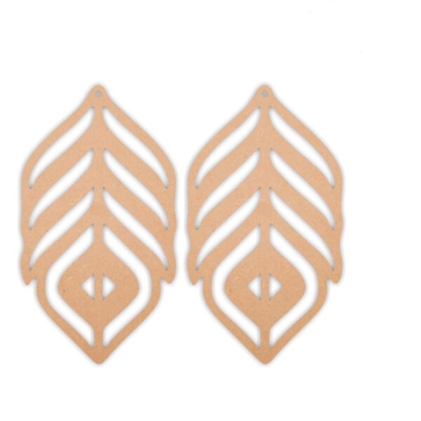 Fether earrings design 9