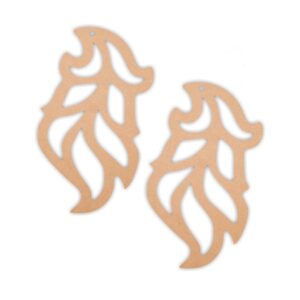 Fether earrings design 8