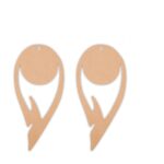 Fether earrings design 7