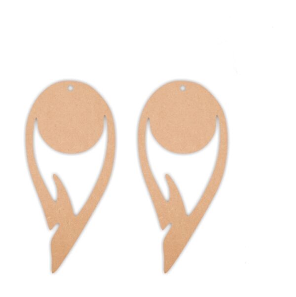 Fether earrings design 7