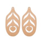 Fether earrings design 5