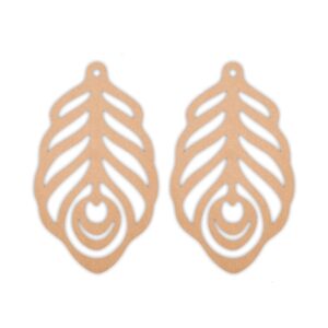 Fether earrings design 4