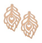 Fether earrings design 2