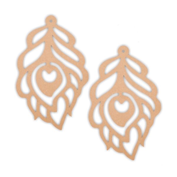 Fether earrings design 2