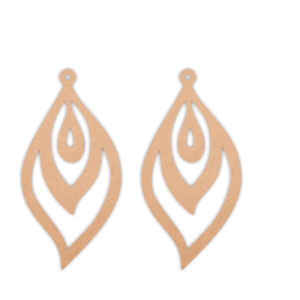 Fether earrings design 1