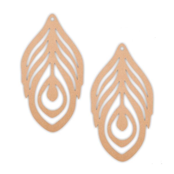 Fether earrings design 11