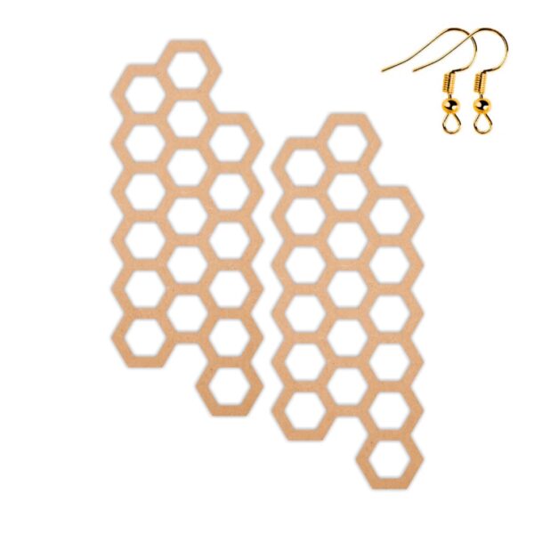 Geometric earrings design 25
