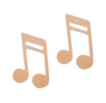 Music earrings design 2