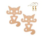 Cat earrings design 1
