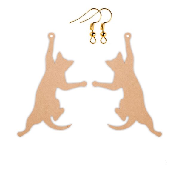 Cat earrings design 2
