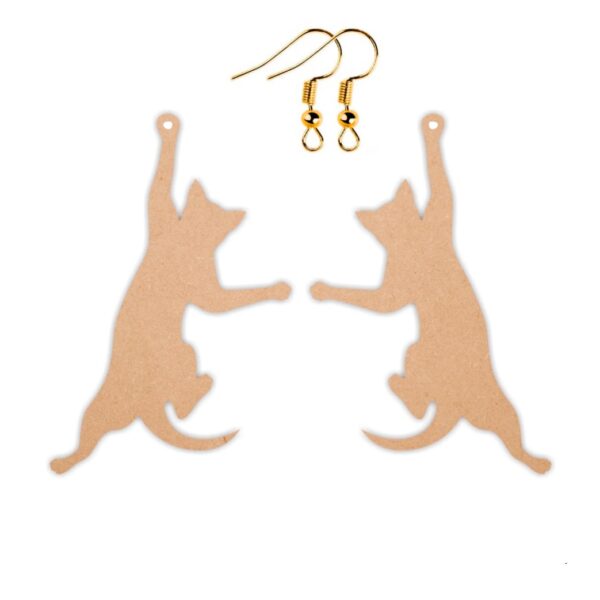 Cat earrings design 2