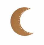 half moon with holes design 1