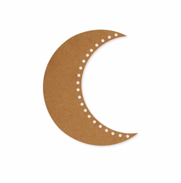 half moon with holes design 1