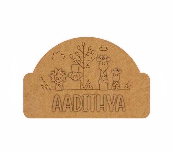 Animals nameplate design 2