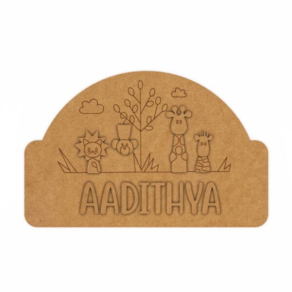 Animals nameplate design 2