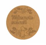 Bird leaves nameplate design 1