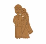 South Indian couple design 1